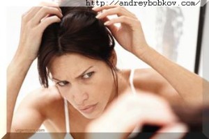 стресс- причина появления седых волос